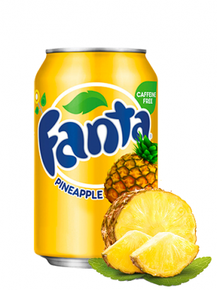 Fanta de Piña USA | 355 ml.