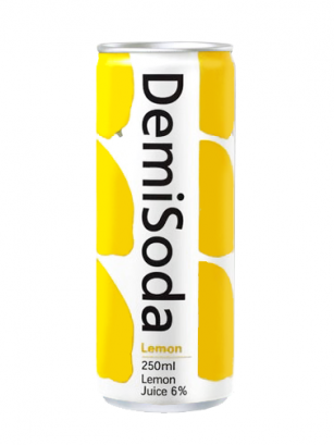 Soda Coreana Demi Soda 6% Limon 250 ml.