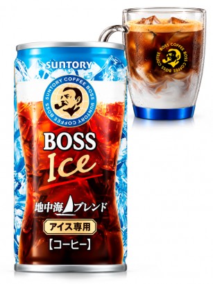 Café Ice Latte Boss Mezcla Mediterránea | Suntory 185 ml