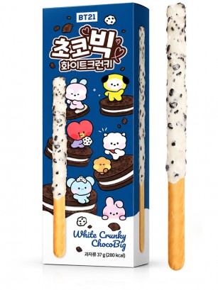 ChocoBig White Cookies & Cream Crunky BT21 37 g
