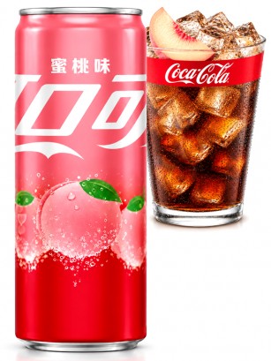 Coca-Cola Melocotón Rosado | China 330 ml