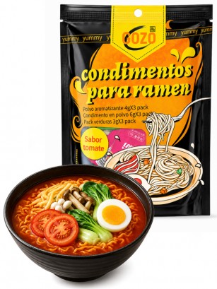 Condimento para Ramen Instantáneo Sabor Tomate | 3 Raciones 39 g