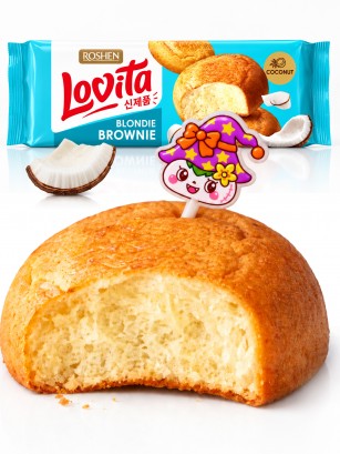 Cookies Soft Blondie Brownie de Coco | Roshen 152 g.