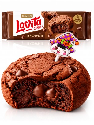 Cookies Softs Dark Brownie | Roshen 152 g.