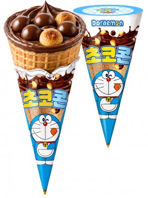 Cucurucho de Crema de Chocolate con Galletas | Doraemon 15 g