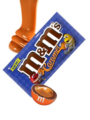 M&M's de Chocolate rellenos de Crema de Caramelo 40 grs.