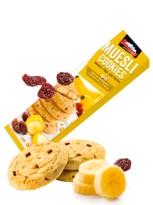 Cookies con Avena, Pasas y Banana 110 grs.