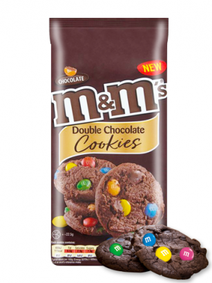 Cookies Chocolateadas Toppings de Chocolate y M&M's 180 grs