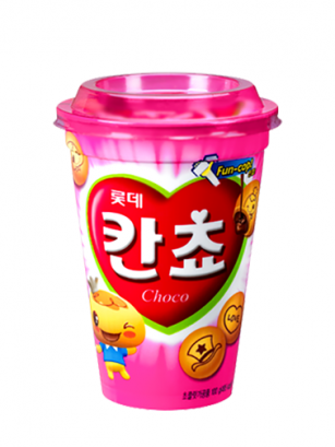 Galletas Coreanas Kancho de Crema de Chocolate | Edición Cup
