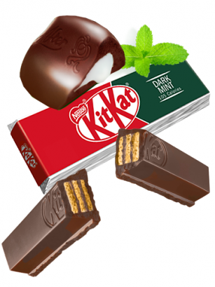 Kit Kat Chocolate Negro y Menta | Edición 2 Barritas