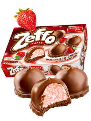 Pasteles Crema Marshmallows de Fresas y Chocolate 150g.