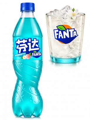 Fanta Momo Melocotón y Jazmín | 500 ml