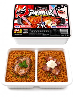 Mega Ramen 2 Sabores: Carbonara y Extra Picante 368g.