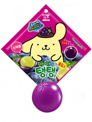 Chuche Uva Pompompurin con Colágeno | Seoju Sanrio 40 g