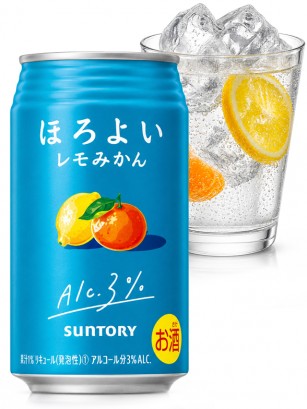 Cóctel Japonés Horoyoi Mandarina y Limón | Suntory 350 ml
