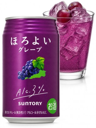 Cóctel Japonés Horoyoi Uva | Suntory 350 ml