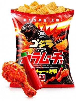 Patatas Onduladas Sriracha Godzilla | Karamucho 52g.