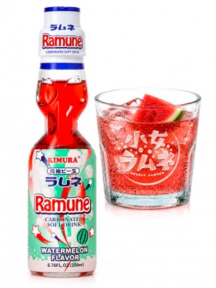 Ramune Premium Sabor Sandía | Kimura 200 ml