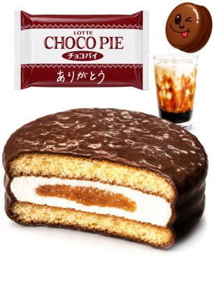 Choco Pie Black Sugar Milk Tea | Lotte | Unidad