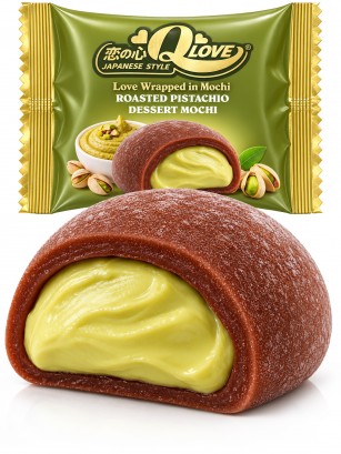 Mochi de Pistacho y Chocolate QLove | Unidad