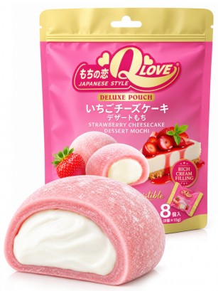 Mochis de Cheesecake de Fresa | QLove 120 g