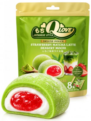 Mochis de Matcha Latte con Fresa | QLove 120 g