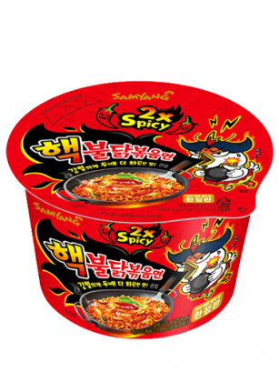 Ramen Coreano Salteado Wok ULTRA SUPER HOT Chicken | Bowl 105g.