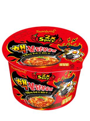 Ramen Coreano Salteado Wok ULTRA SUPER HOT Chicken | Bowl 105 grs.