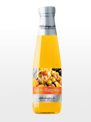 Salsa Tailandesa de Piña y Mango | Sabor Medio Picante | 295 ml.