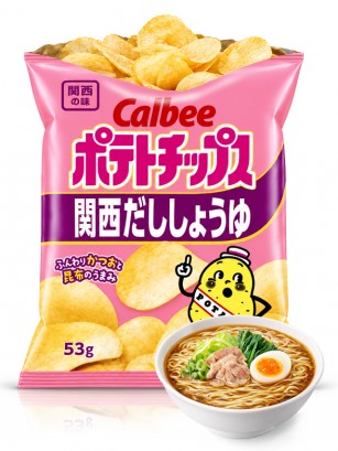 Patatas Calbee Gourmet Sopa Kansai Dashi | 53 g