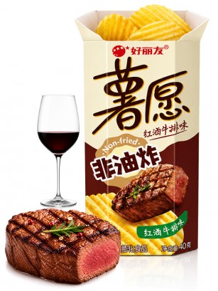 Patatas Horneadas Filete Vino Tinto | Orion 40 g