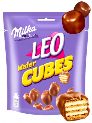 Pops Waffer Chocolate Milka | Leo 150 grs.