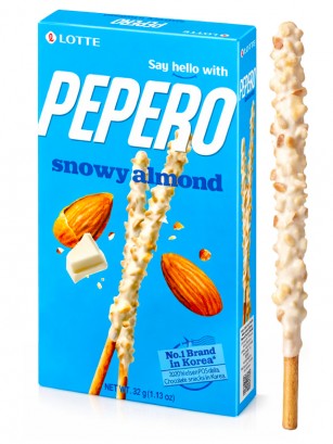 Pepero Snowy Almond 32 g