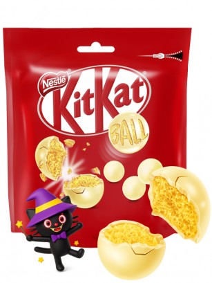 Bolas de Kit Kat de Chocolate Blanco relleno Crunky 140g.