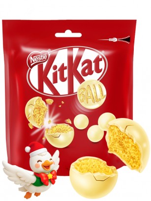 Bolas de Kit Kat de Chocolate Blanco relleno Crunky 140g.