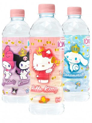 Agua Mineral Ionizada | Edición Friends Hello Kitty Sanrio 500 ml.