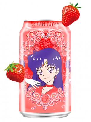 Agua Soda Sabor Fresa | Edición Sailor Moon | Marte 330 ml.