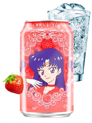 Agua Soda Sabor Fresa | Edición Sailor Moon | Marte 330 ml.