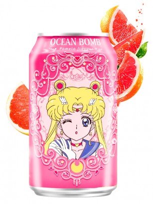 Agua Soda Sabor Pomelo | Edición Sailor Moon | Usagi Tsukino 330 ml.