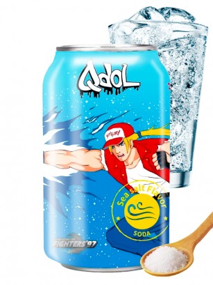 Agua Soda Sabor Sal Marina | Edición Fatal Fury: King Of Fighters 330 ml.