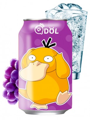 Agua Soda Sabor Uva | Edición Pokemon Psyduck 330 ml.