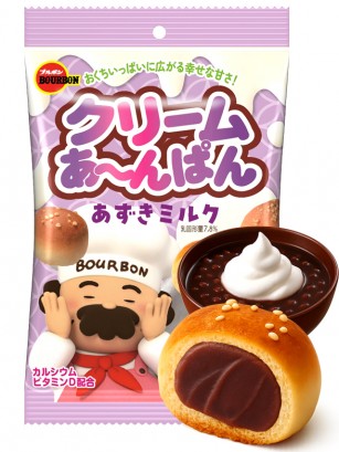 Mini Bollitos Japoneses Anpan de Crema de Leche y Azuki 38g.