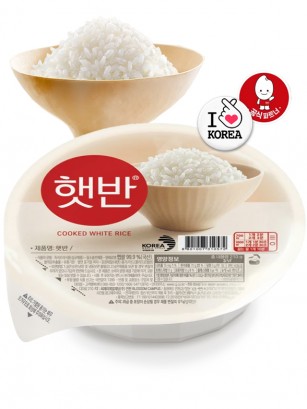Arroz Blanco Coreano Cocido 300 grs.