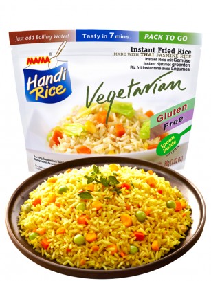 Arroz Jazmín Instantáneo Salteado con Verduras 80g.