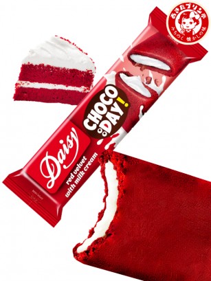 Barrita de Cookie Red Velvet y Nata | Daisy 40g.