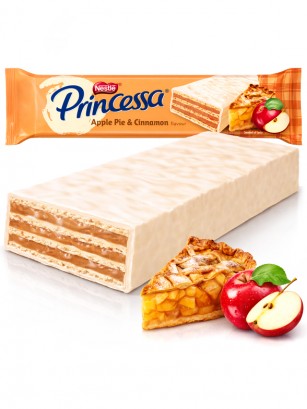 Chocolatina Princessa Nestle | Tarta de Manzana y Canela 40g.