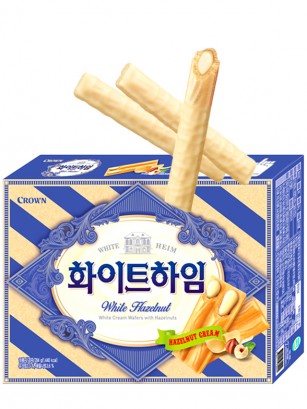 Sticks Coreanos de Barquillo de Nocciola Blanca 47 grs