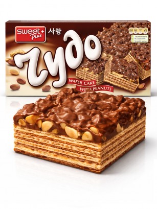 Cakes Wafer de Chocolate y Cacahuetes | Zydo | Dulce Pascua 250g