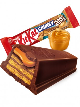 Gran Kit Kat de Chocolate y Crema de Cacahuete 42g.