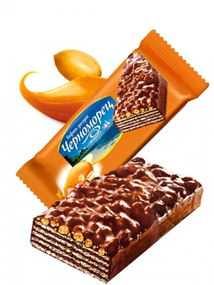 Barrita de Barquillo Chocolateada con Caramelo y Cacahuetes 75 grs.